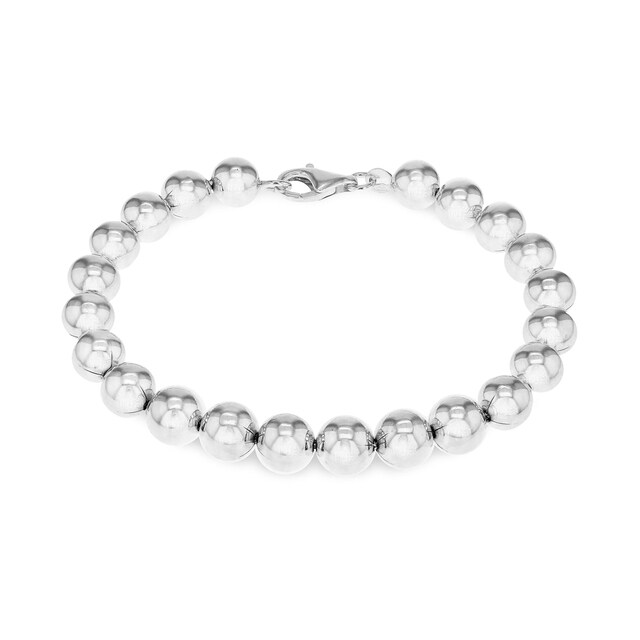 Mappin & Webb Sonnet Silver 8mm Bead Bracelet
