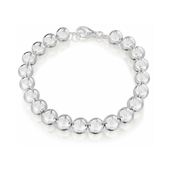 Mappin & Webb Sonnet Silver 6mm Bead Bracelet