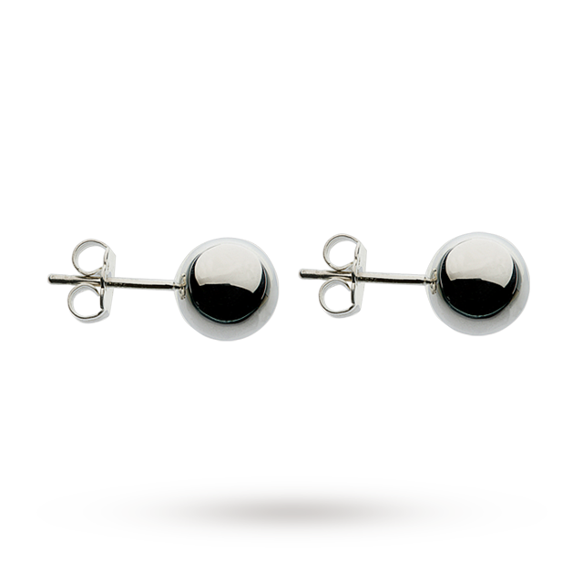 Mappin & Webb Sonnet Silver 8mm Stud Earrings