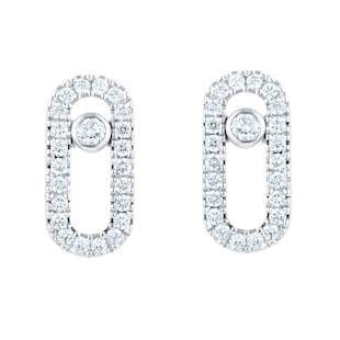 Messika Move Uno 0.16cttw Diamond Earrings