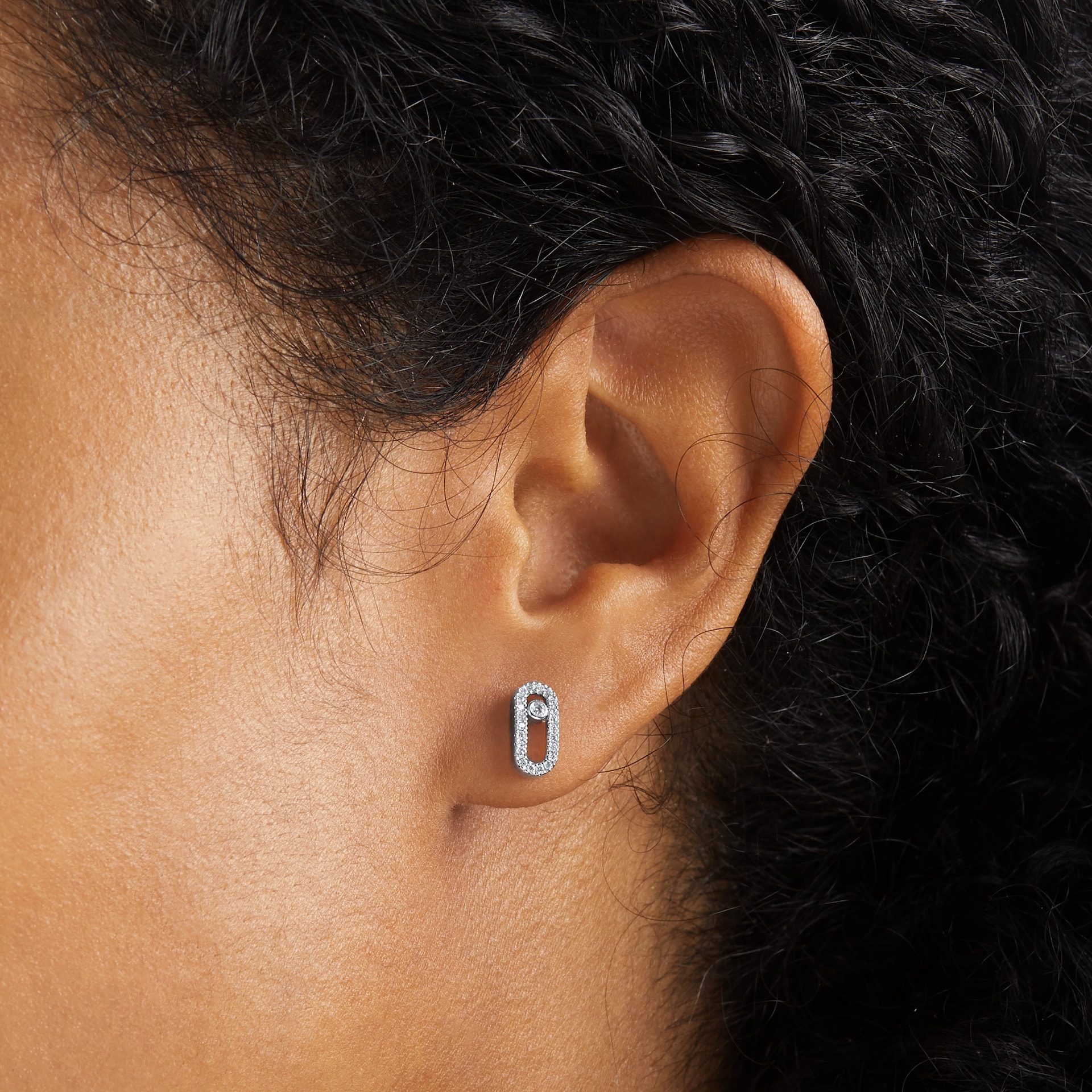 Messika Move Uno 0.16cttw Diamond Earrings