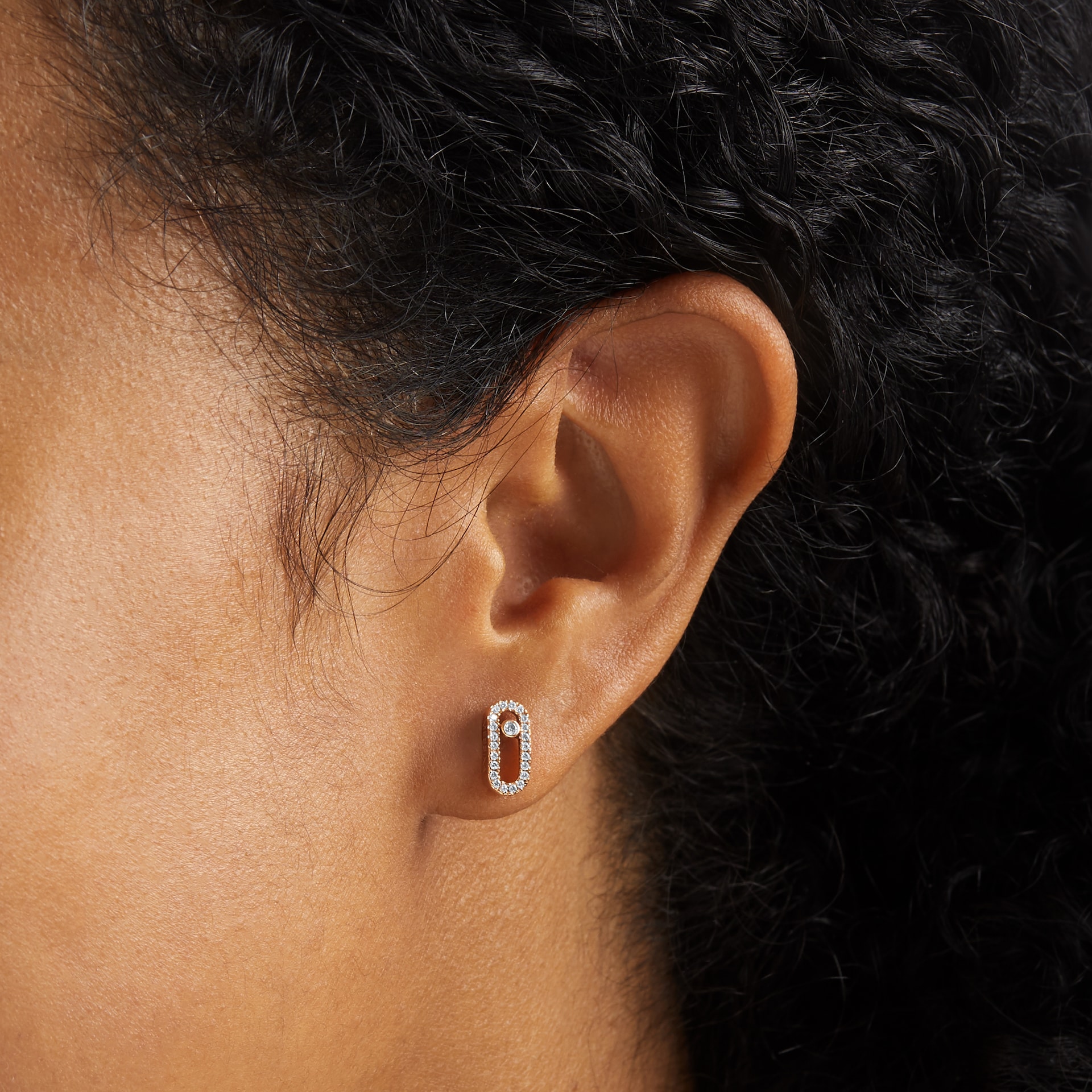 Messika Move Uno 0.16cttw Diamond Earrings