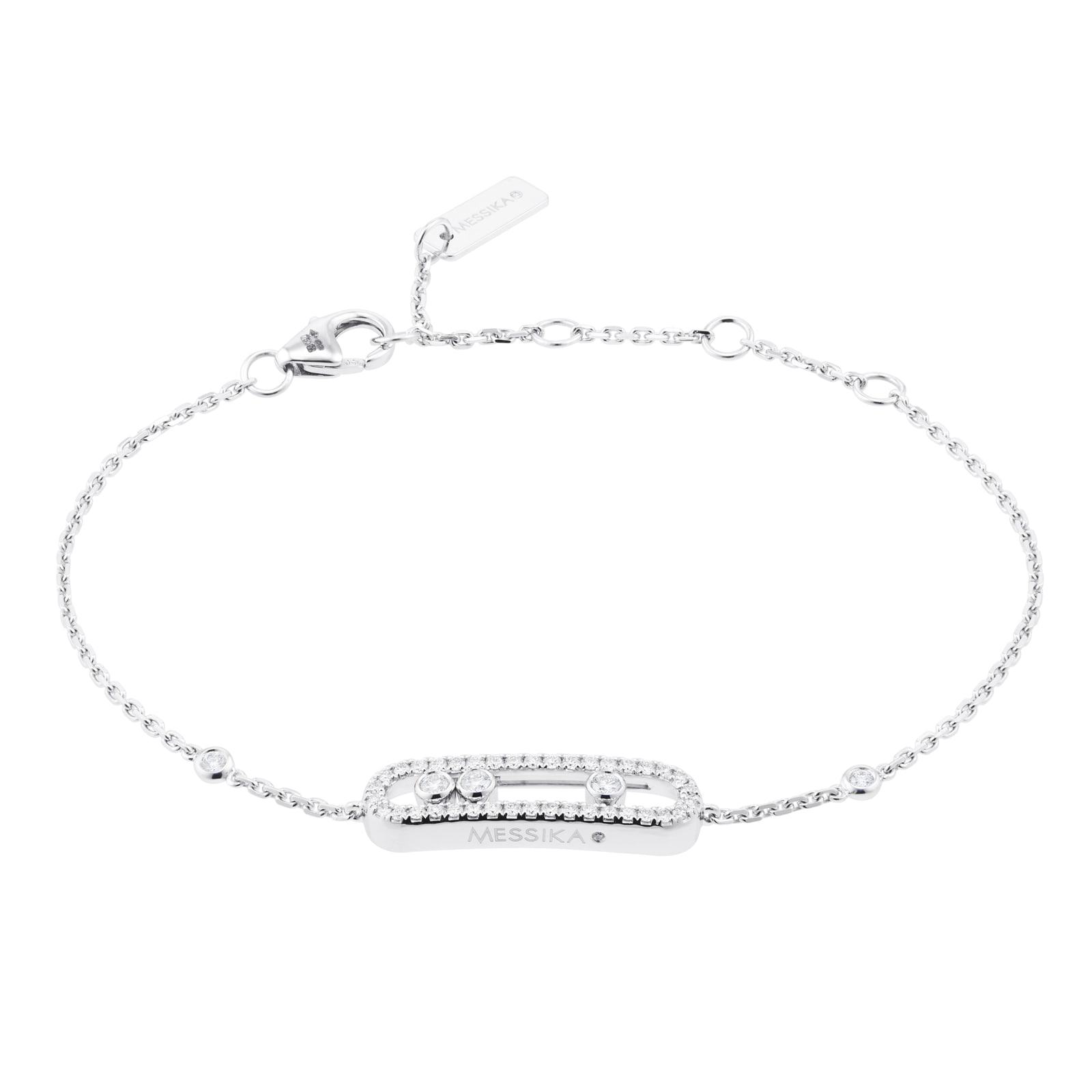 Women Jewellery MESSIKA, Move Uno Pave Anklet, SKU: 06592-WG