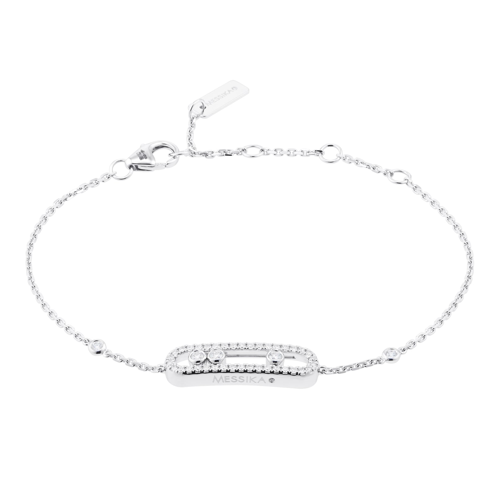 Messika Move Classique Uno 0.29cttw Diamond Pav&eacute; Bracelet