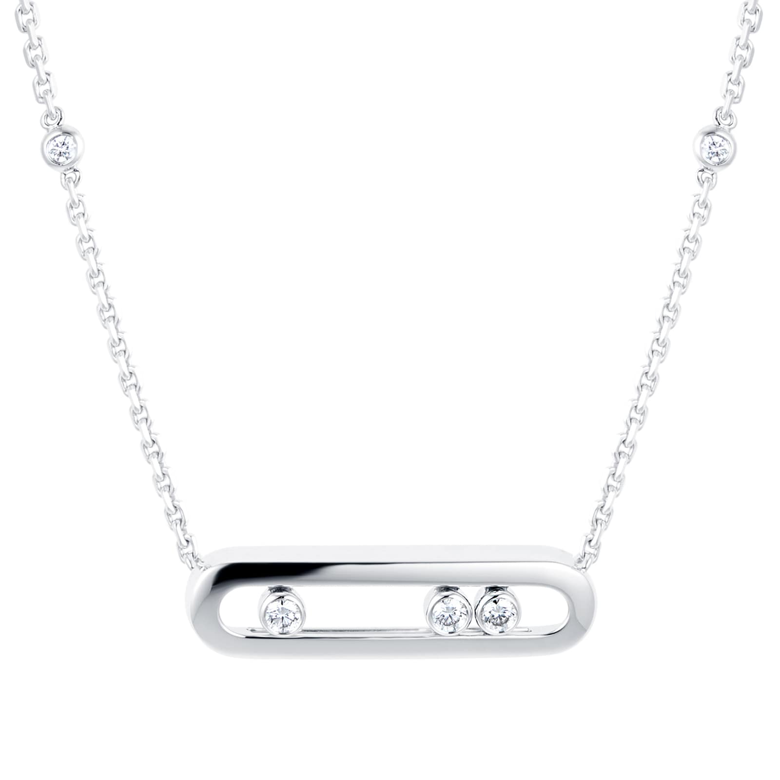 Messika Move Classique 0.14cttw Diamond Necklace