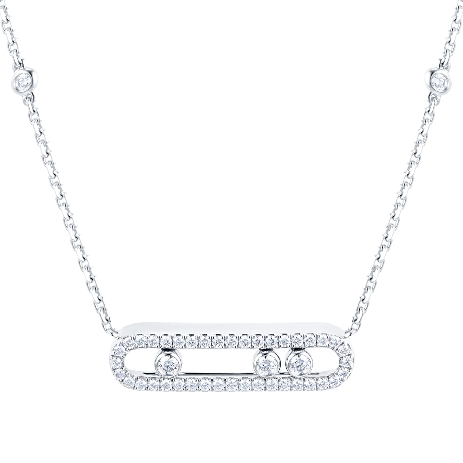 Messika Move Classique 0.33cttw Diamond Pavé Necklace Messika Move Classique 0.33cttw Diamond Pavé Necklace