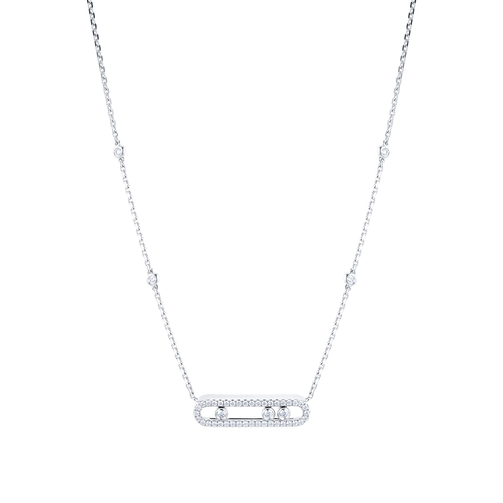 Messika Move Classique 0.33cttw Diamond Pavé Necklace Messika Move Classique 0.33cttw Diamond Pavé Necklace