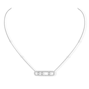 Messika Move Classique 0.70cttw Diamond Pav&eacute; Necklace