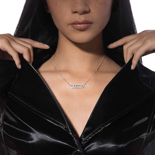 Messika Move Classique 0.70cttw Diamond Pav&eacute; Necklace