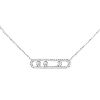 Messika Move Classique 0.70cttw Diamond Pavé Necklace