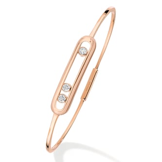 Messika 18k Rose Gold 0.23cttw Diamond Move Uno Bangle 16-17cm Messika 18k Rose Gold 0.23cttw Diamond Move Uno Bangle 16-17cm