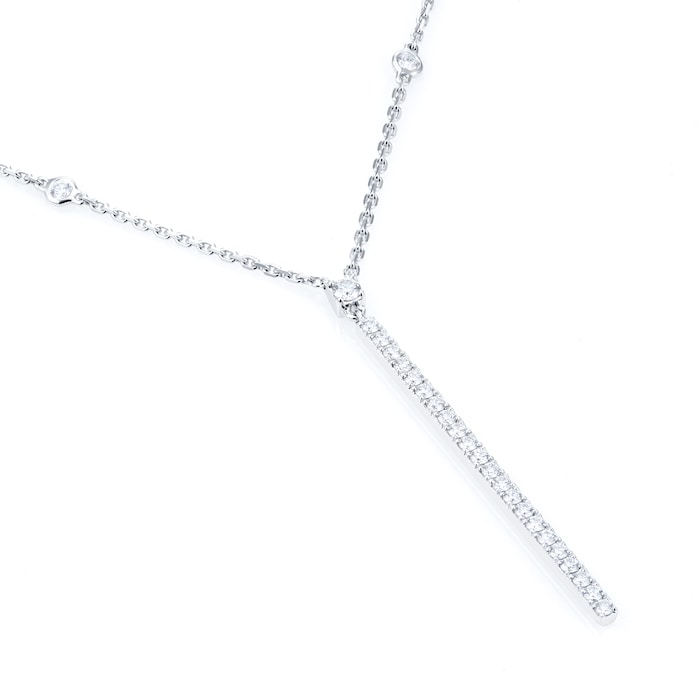 Messika Gatsby Vertical Bar 0.38cttw Diamond Necklace