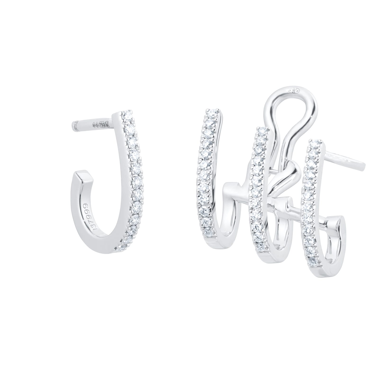 Messika Gatsby Multi Hoop Earrings