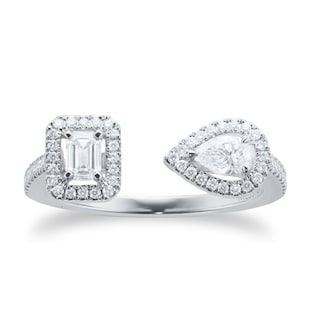 Messika 18ct White Gold My Twin 0.45cttw Diamond Ring