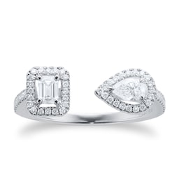 37710112 - 18ct White Gold My Twin 0.45cttw Diamond Ring