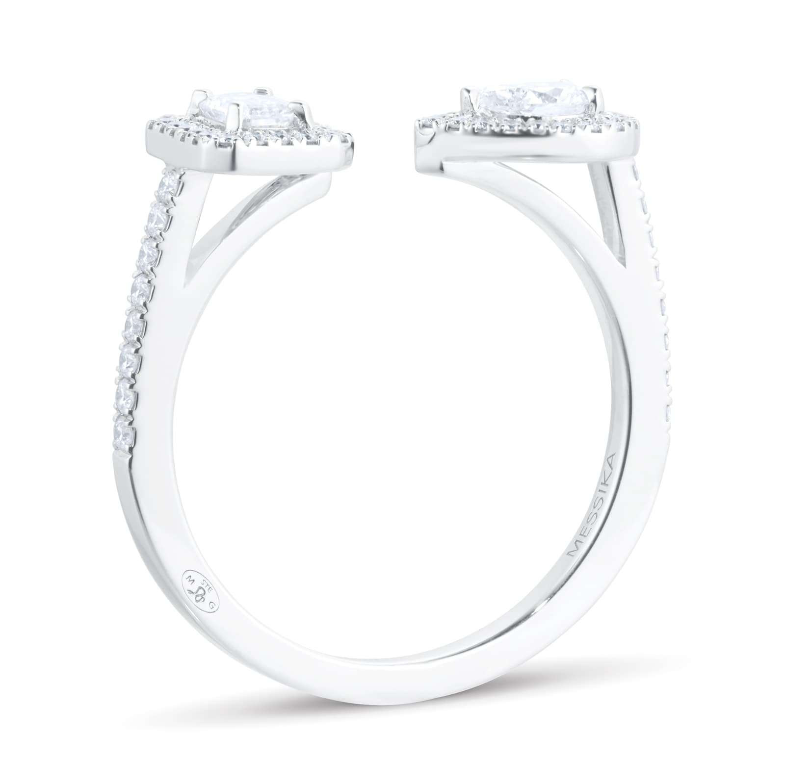 Messika 18ct White Gold My Twin 0.45cttw Diamond Ring Messika 18ct White Gold My Twin 0.45cttw Diamond Ring