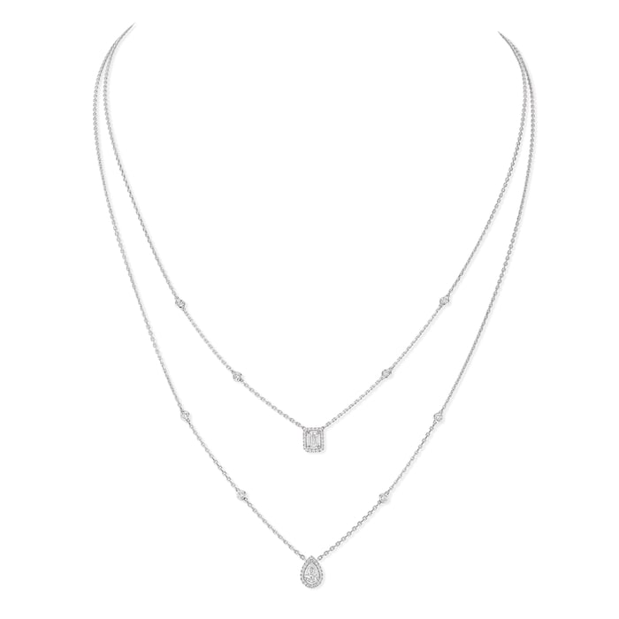 Messika My Twin 2-Row Diamond Necklace