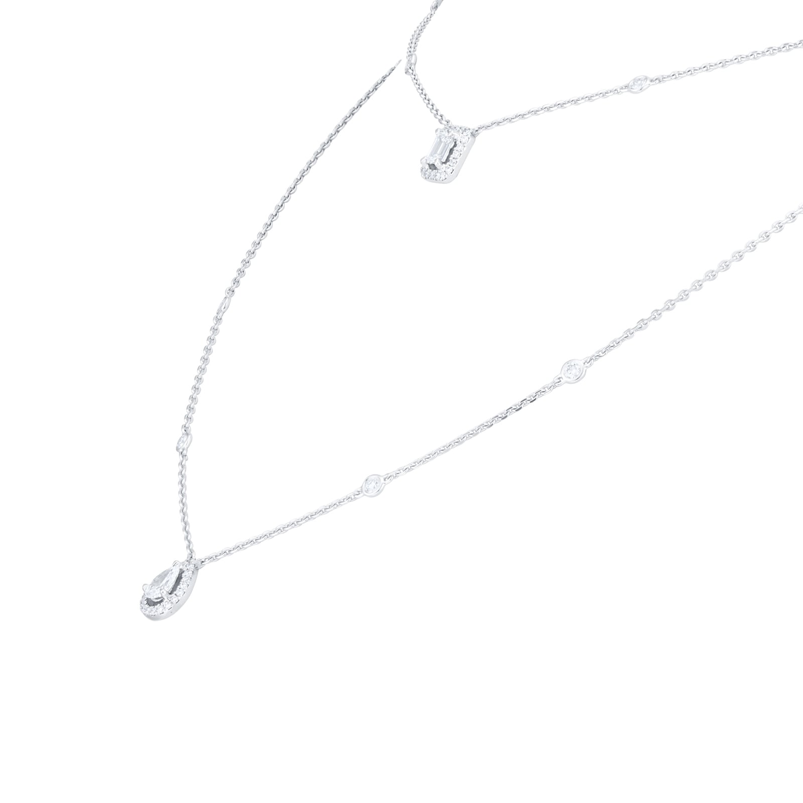 Messika My Twin 2-Row 0.76cttw Diamond Necklace Messika My Twin 2-Row 0.76cttw Diamond Necklace