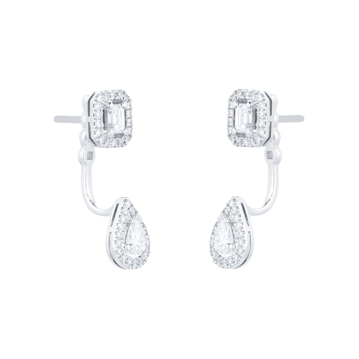 Messika My Twin Diamond Drop 0.86cttw Diamond Earrings
