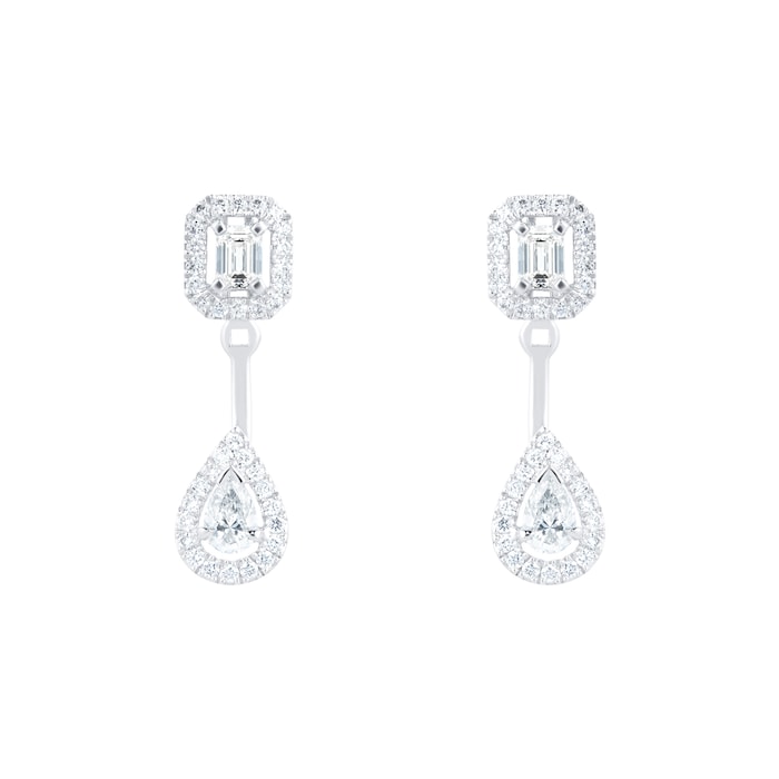 Messika My Twin Diamond Drop 0.86cttw Diamond Earrings