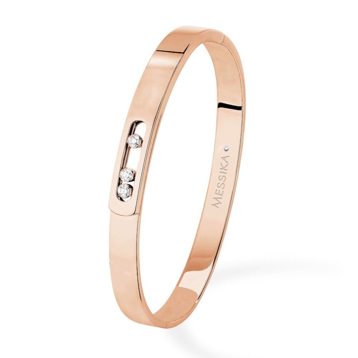 Messika 18k Rose Gold 0.15cttw Diamond Move Noa Bangle