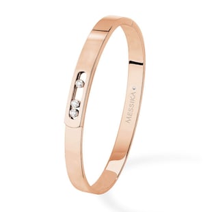 Messika 18k Rose Gold 0.15cttw Diamond Move Noa Bangle