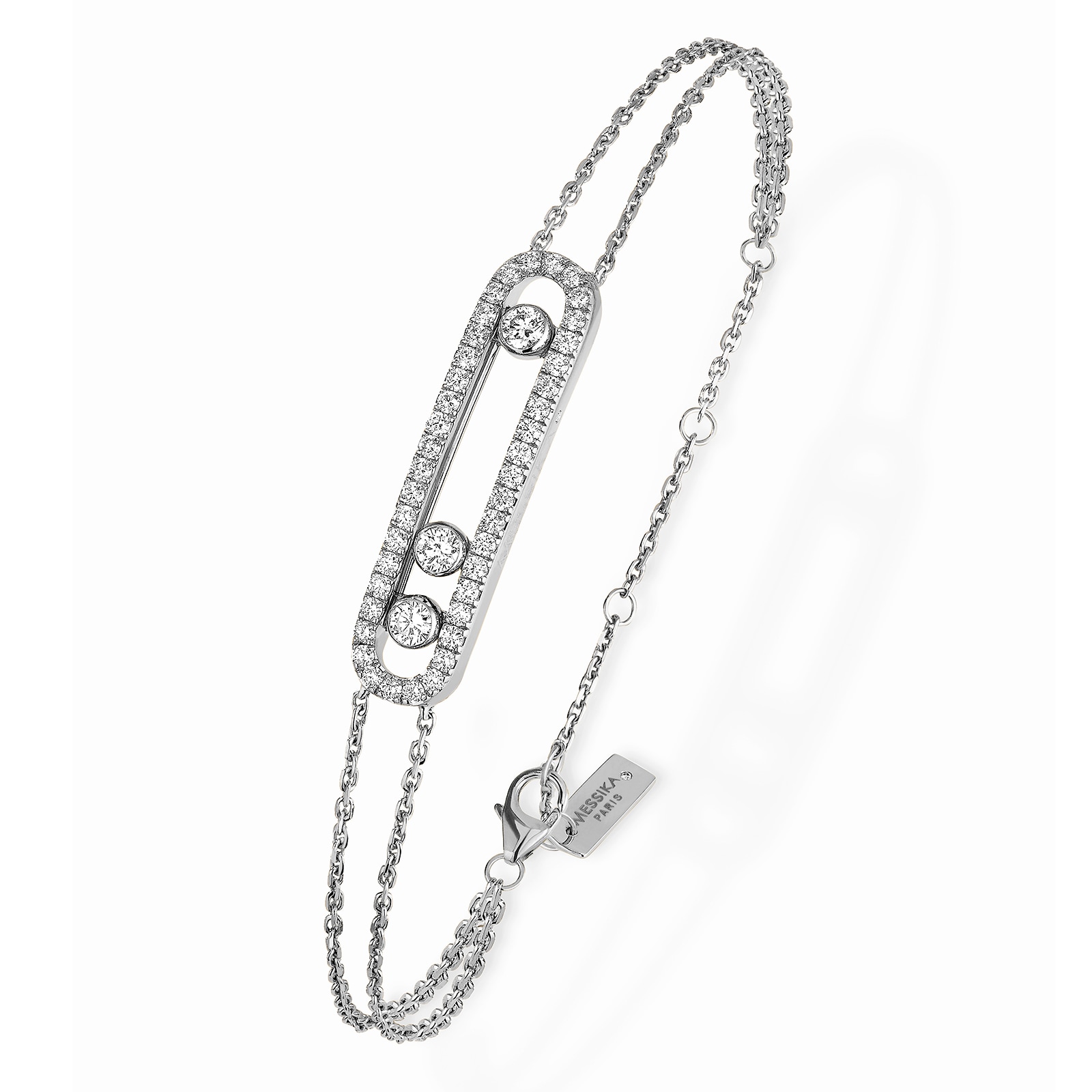 Messika 18k White Gold 0.66cttw Diamond Move Classique Bracelet Messika 18k White Gold 0.66cttw Diamond Move Classique Bracelet