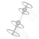 Messika Glam'Azone Double Diamond Pav&eacute; Ring - Ring Size 6.5
