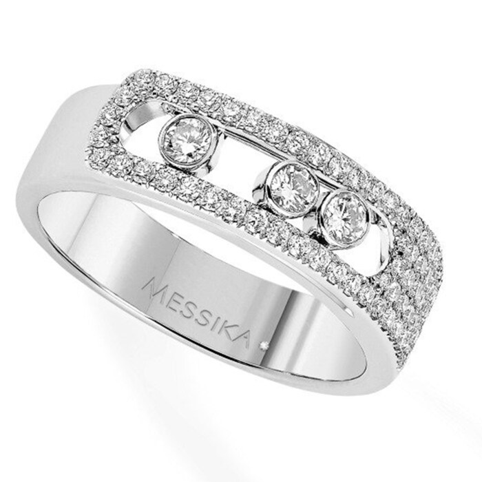 Messika Move Noa Diamond Pav&eacute; Ring - Ring Size 6.5