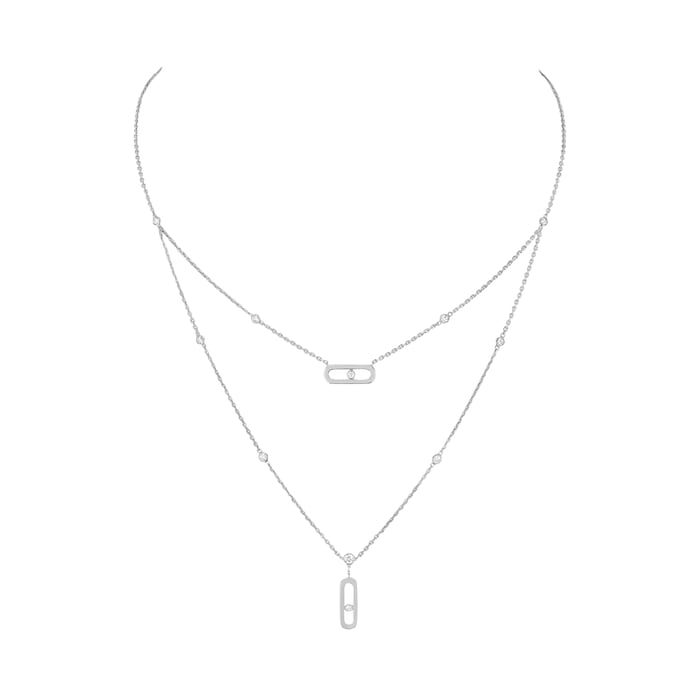 Messika Move Classic Uno 2 Rows Necklace