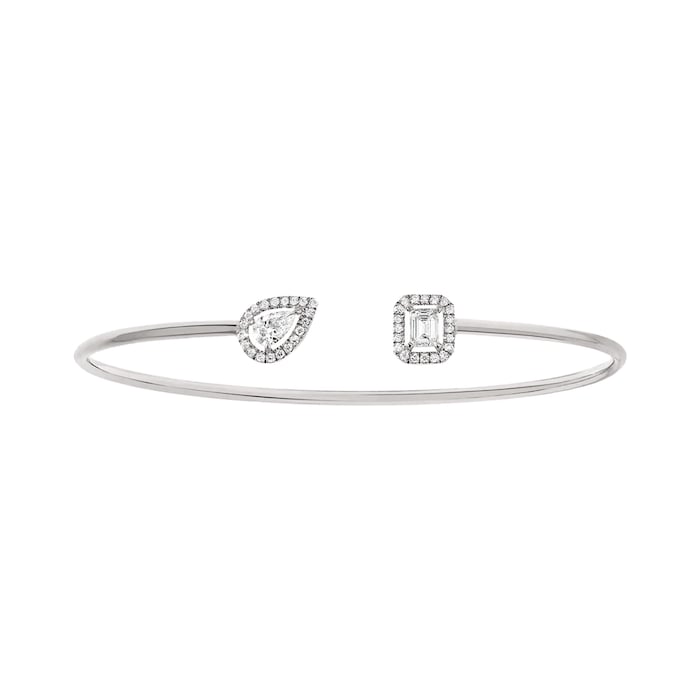 Messika My Twin Toi & Moi Thin Bangle 015ct x2