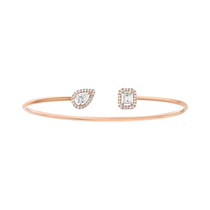 Messika My Twin Toi & Moi Thin Bangle 015ct x2