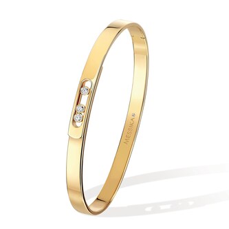 Messika 18k Yellow Gold 0.11cttw Diamond Move Noa Bangle Size Medium Messika 18k Yellow Gold 0.11cttw Diamond Move Noa Bangle Size Medium