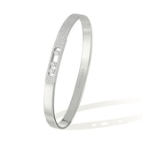 Messika 18k White Gold 0.95cttw Diamond Move Noa Bangle Size Medium