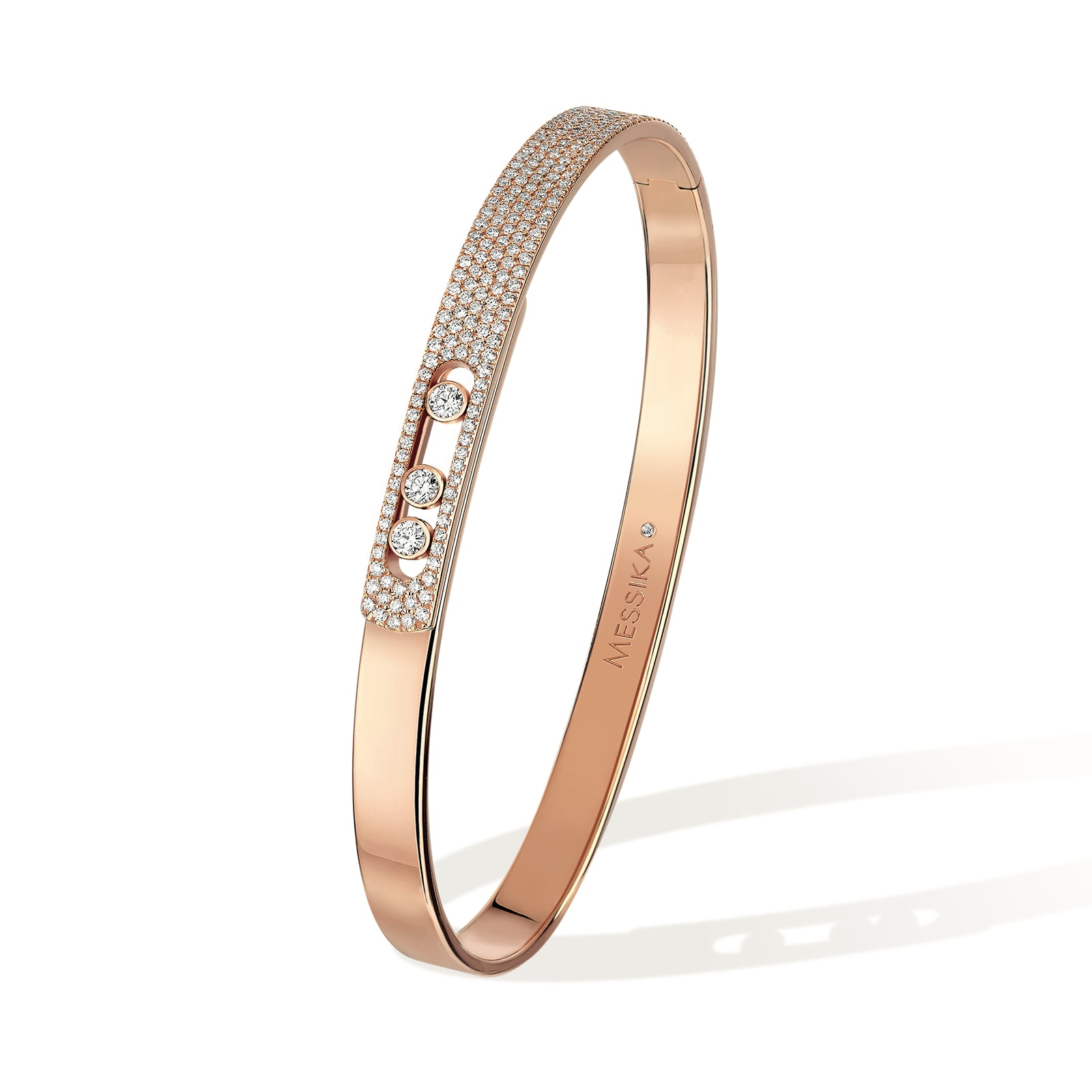 Messika 18k Rose Gold 0.98cttw Diamond Move Noa Bangle Size Medium Messika 18k Rose Gold 0.98cttw Diamond Move Noa Bangle Size Medium