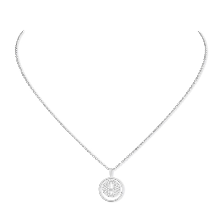 Messika 18k White Gold 0.20cttw Diamond Lucky Move Pendant