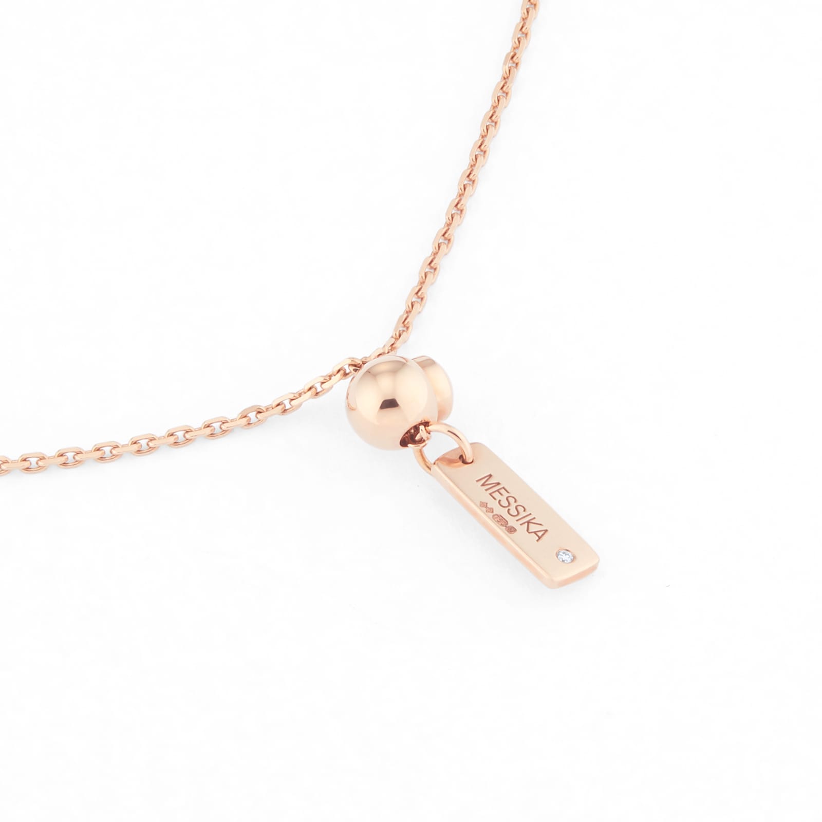 Messika 18ct Rose Gold Collier Move 10th 0.70cttw Diamond Necklace