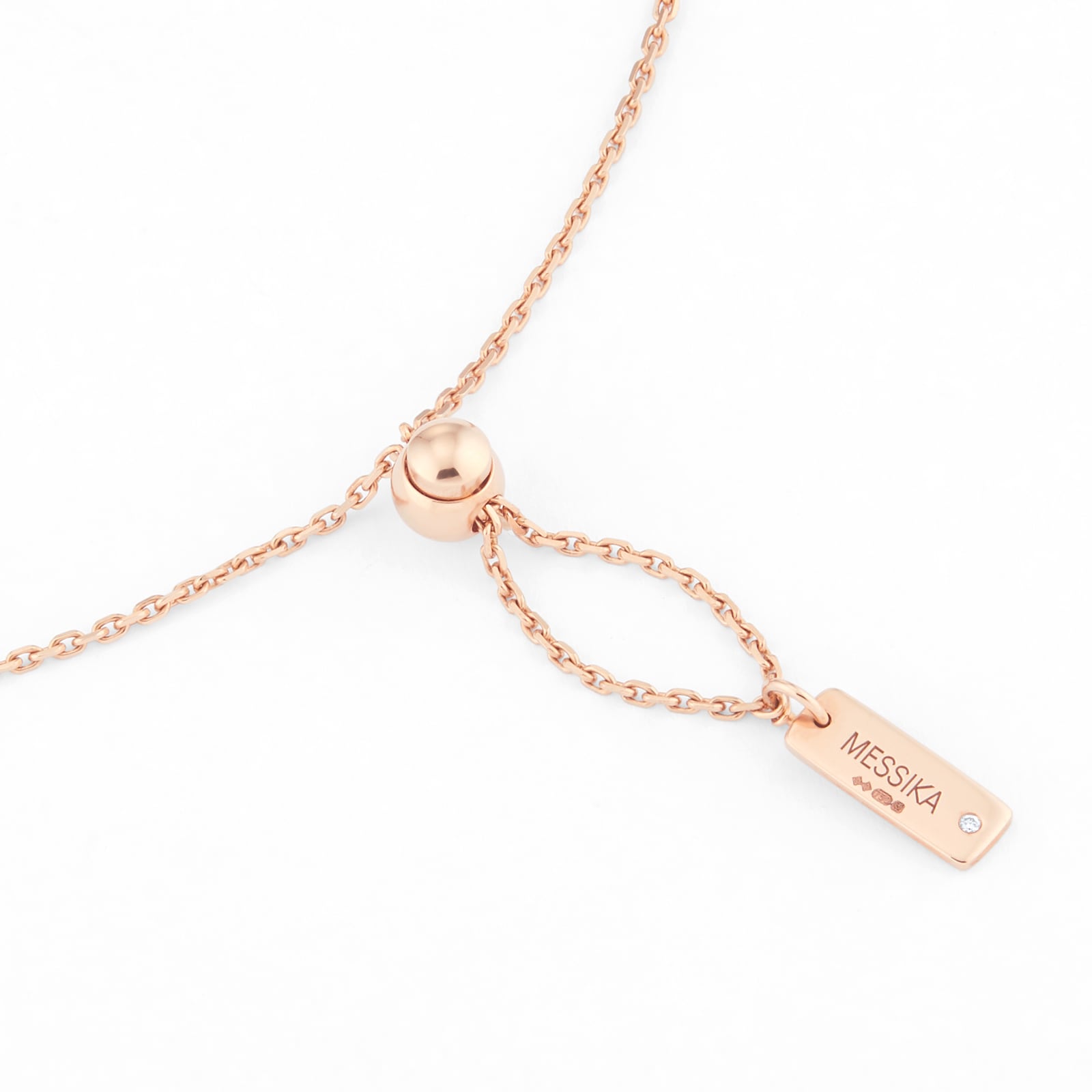Messika 18ct Rose Gold Collier Move 10th 0.70cttw Diamond Necklace