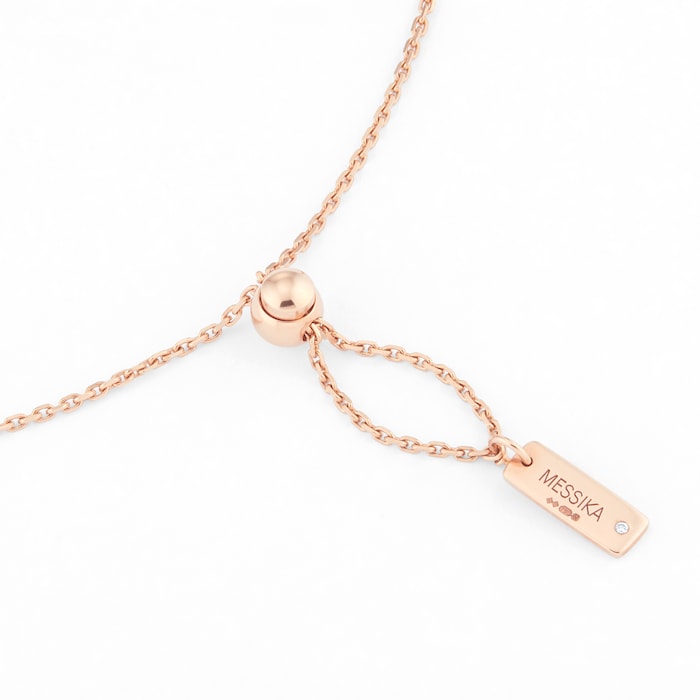 Messika 18ct Rose Gold Collier Move 10th 0.70cttw Diamond Necklace