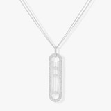 Messika 18k White Gold 1.10cttw Diamond Move 10th Anniversary Necklace
