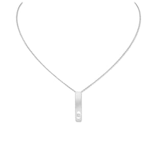Messika 18ct White Gold My First Diamond 0.02cttw Necklace
