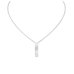37710634 - 18ct White Gold My First Diamond 0.02cttw Necklace