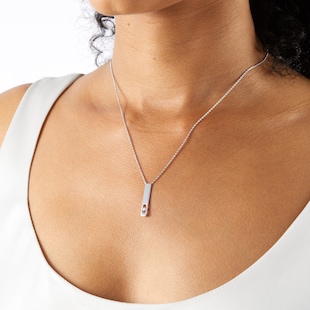 Messika 18ct White Gold My First Diamond 0.02cttw Necklace