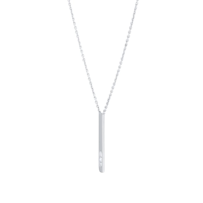 Messika 18ct White Gold My First Diamond 0.02cttw Necklace