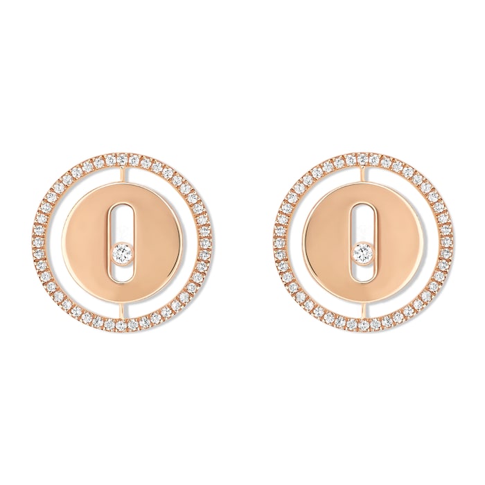 Messika Messika 18ct Rose Gold 0.32cttw Diamond Lucky Move Stud Earrings
