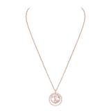 Messika 18ct Rose Gold White Mother of Pearl Lucky Move Necklace