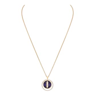 Messika 18k Yellow Gold Lapis Lazuli Lucky Move Necklace Messika 18k Yellow Gold Lapis Lazuli Lucky Move Necklace