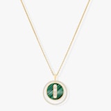 Messika 18ct Yellow Gold Malachite Lucky Move Necklace