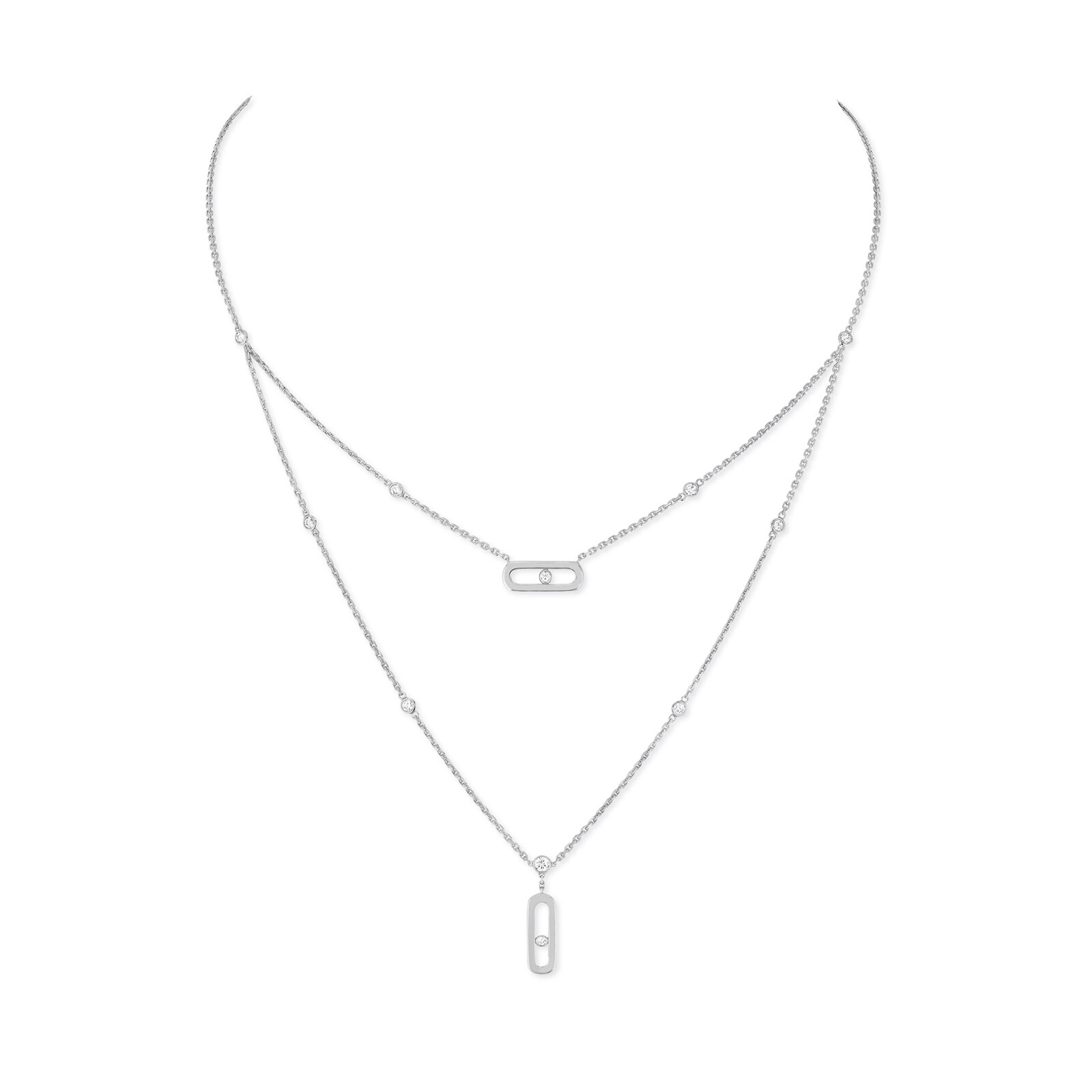 messika move uno 2 rows necklace