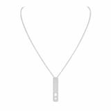 Messika 18k White Gold 1.20cttw Diamond My First Diamond Pave Large Necklace